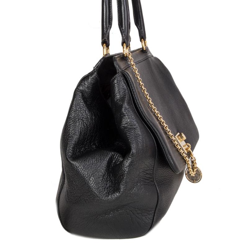 Black DOLCE & GABBANA black leather LARGE Shoulder Bag