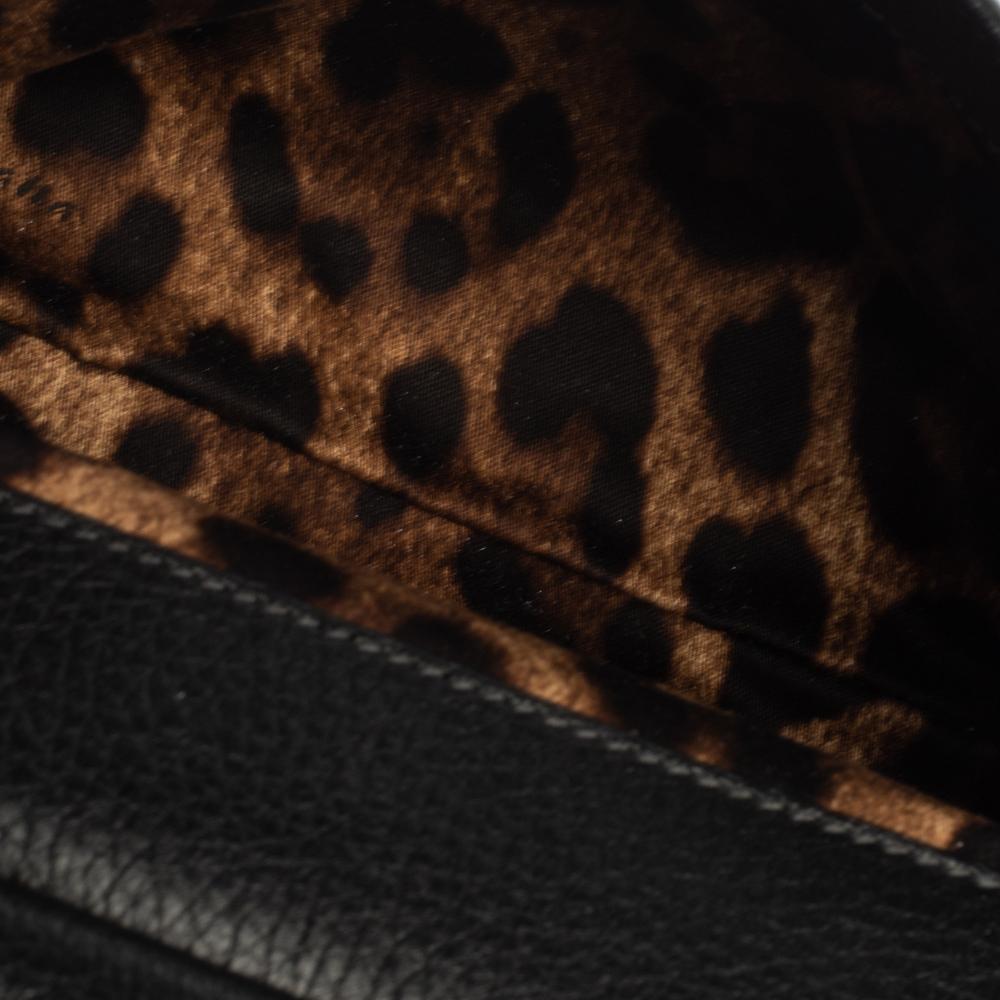 Dolce & Gabbana Black Leather Mini Miss Sicily Belt Bag 5