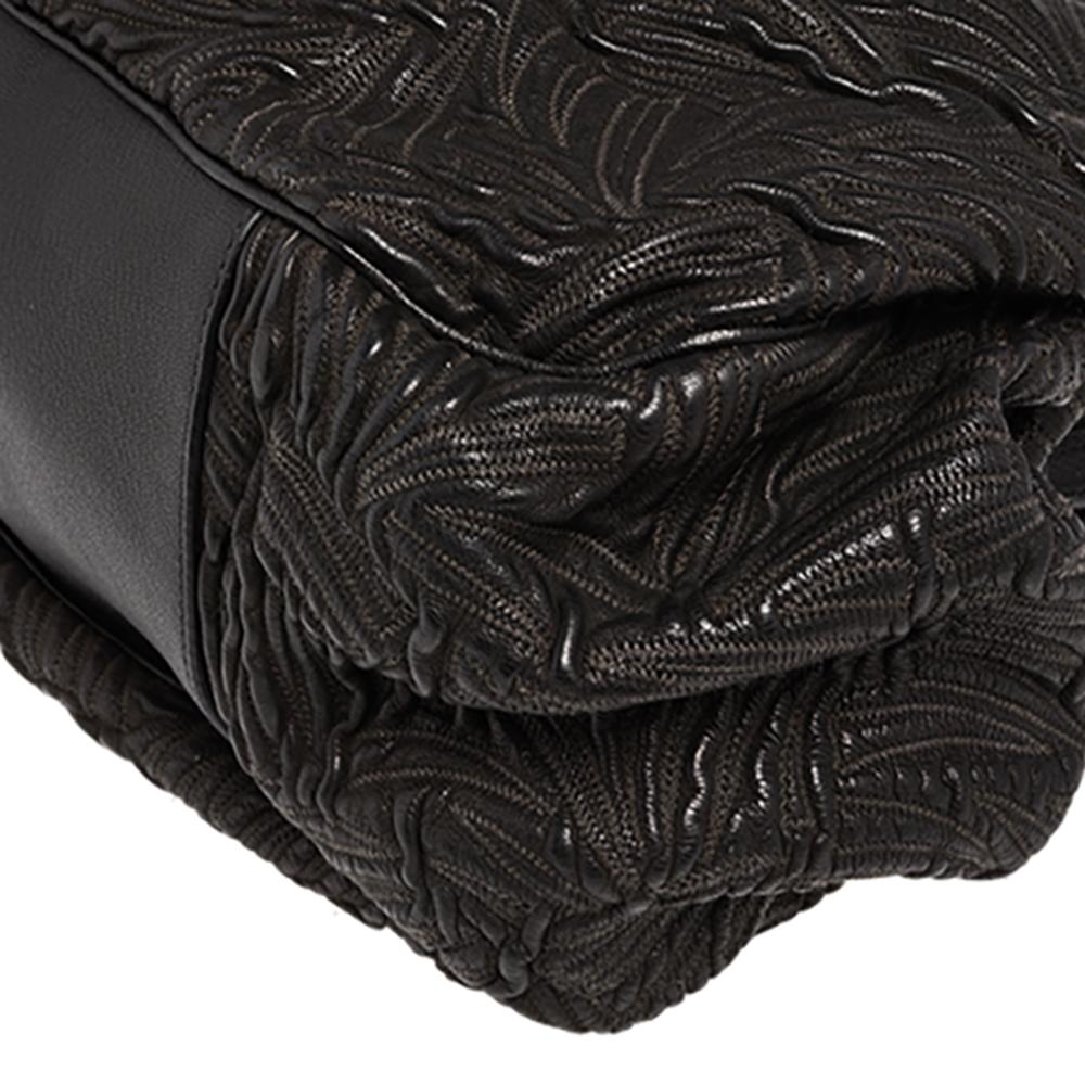 Dolce & Gabbana Black Leather Miss Curly Satchel 2