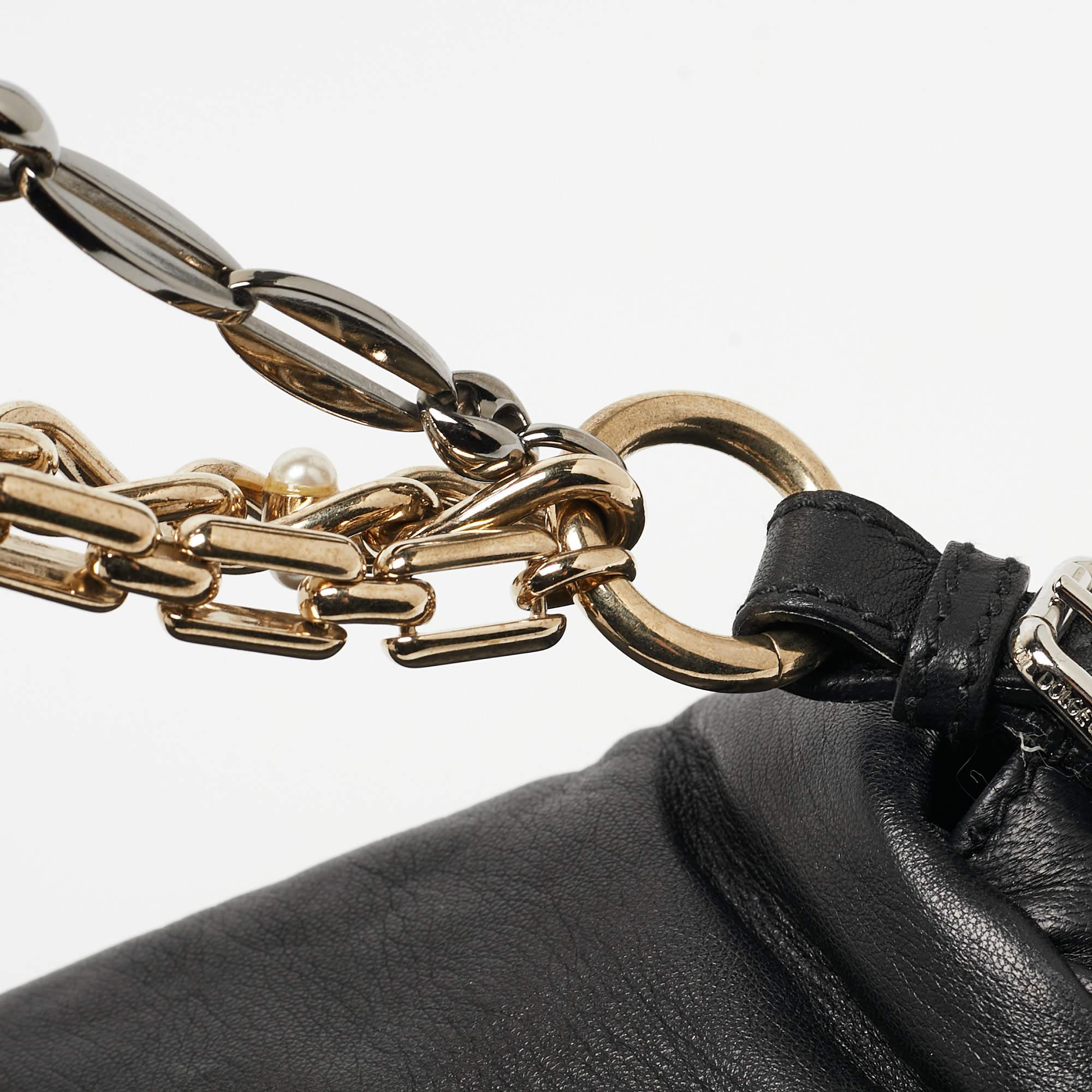 Dolce & Gabbana Black Leather Miss Duchessa Bag 9