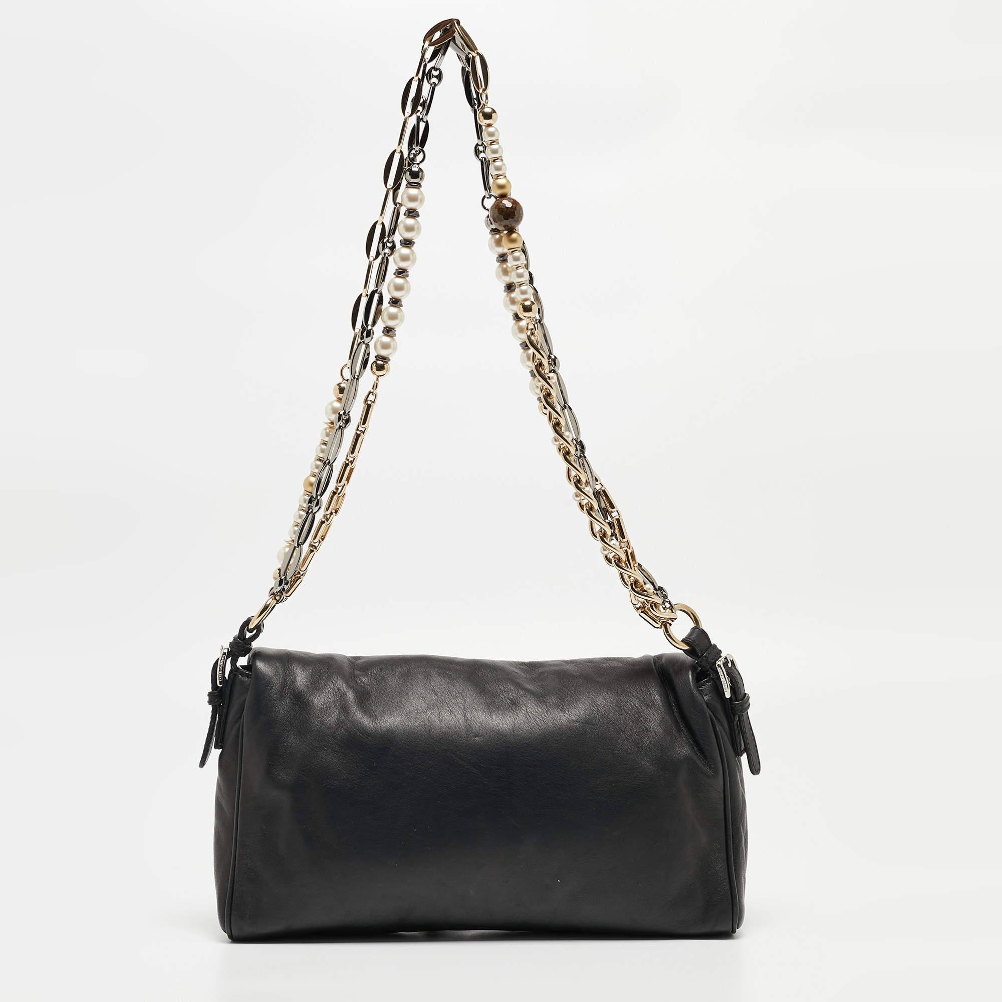 Dolce & Gabbana Black Leather Miss Duchessa Bag 12