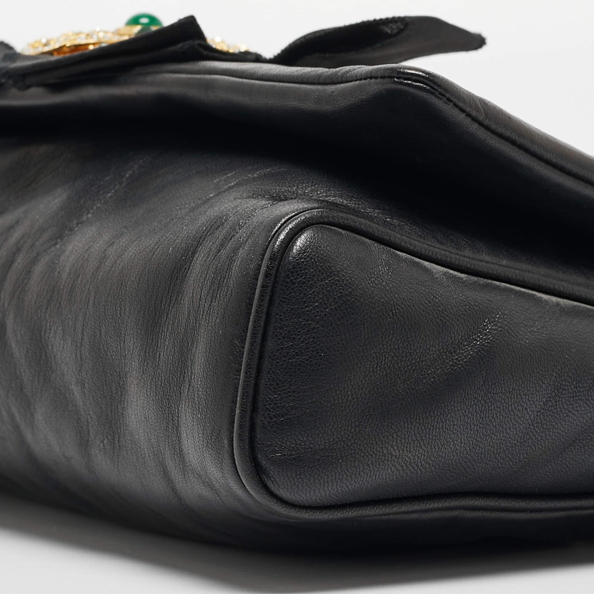 Dolce & Gabbana Black Leather Miss Duchessa Bag 1