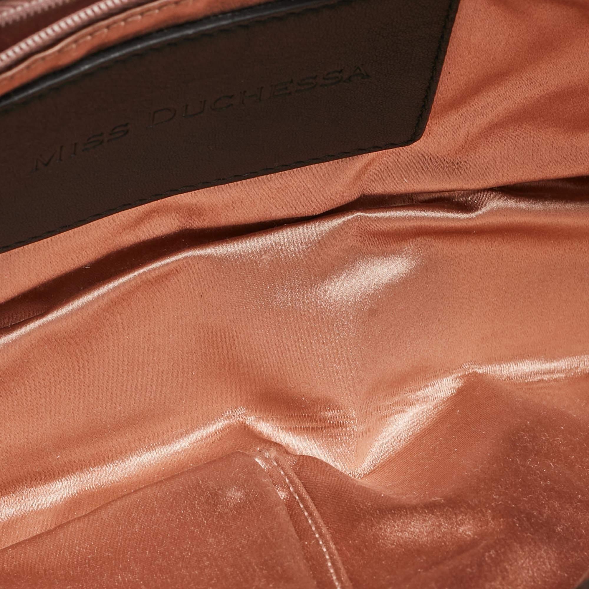 Dolce & Gabbana Black Leather Miss Duchessa Bag 3