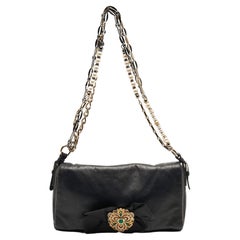 Dolce & Gabbana Black Leather Miss Duchessa Bag