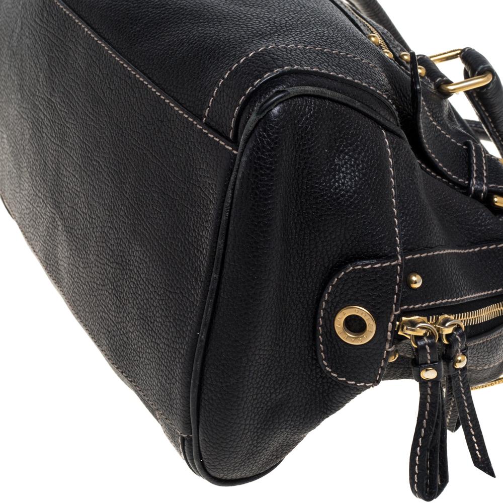 Dolce & Gabbana Black Leather Miss Easy Way Boston Bag 5