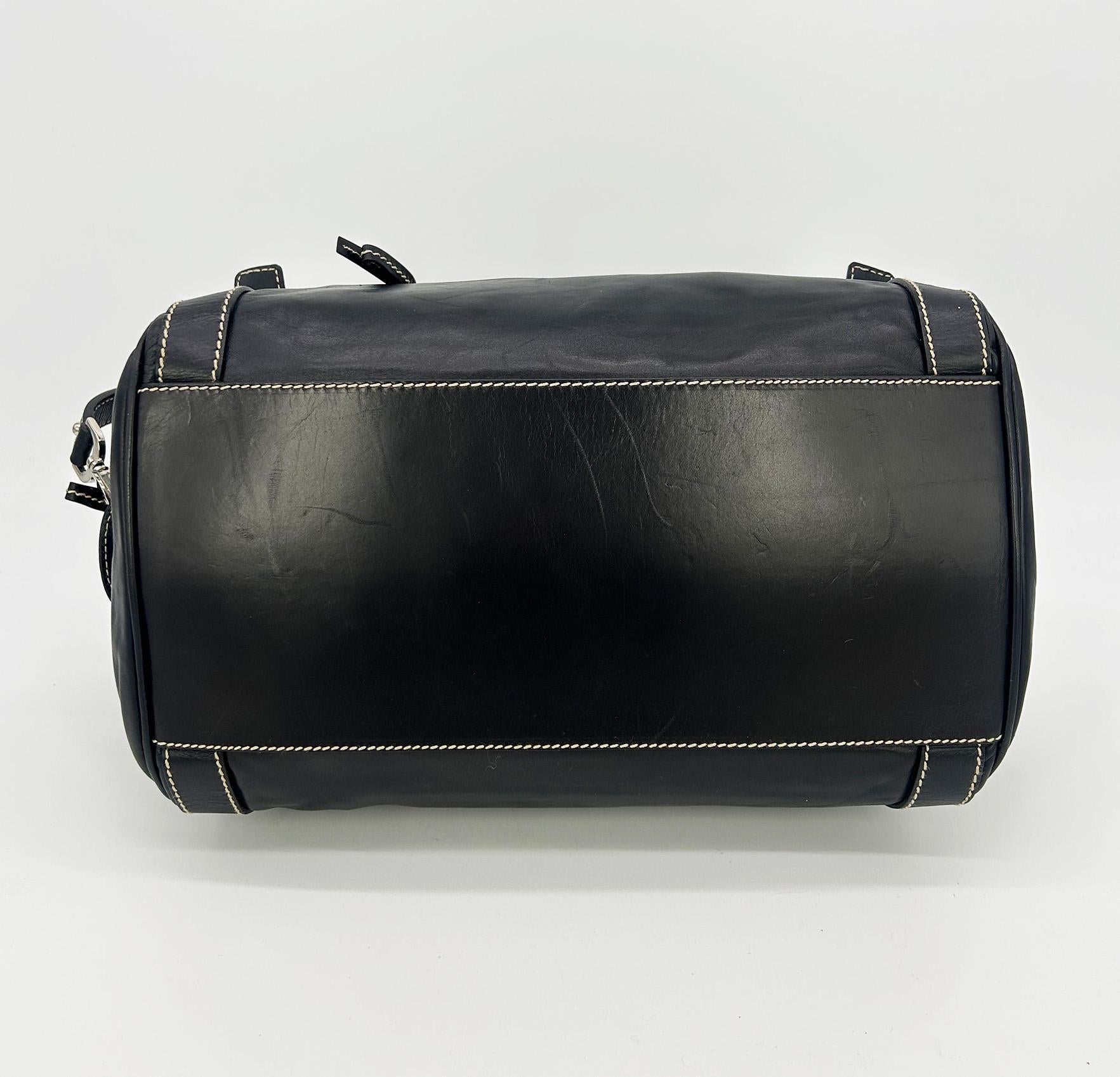 Dolce & Gabbana Black Leather Miss Easy Way Shoulder Bag Tote For Sale 6