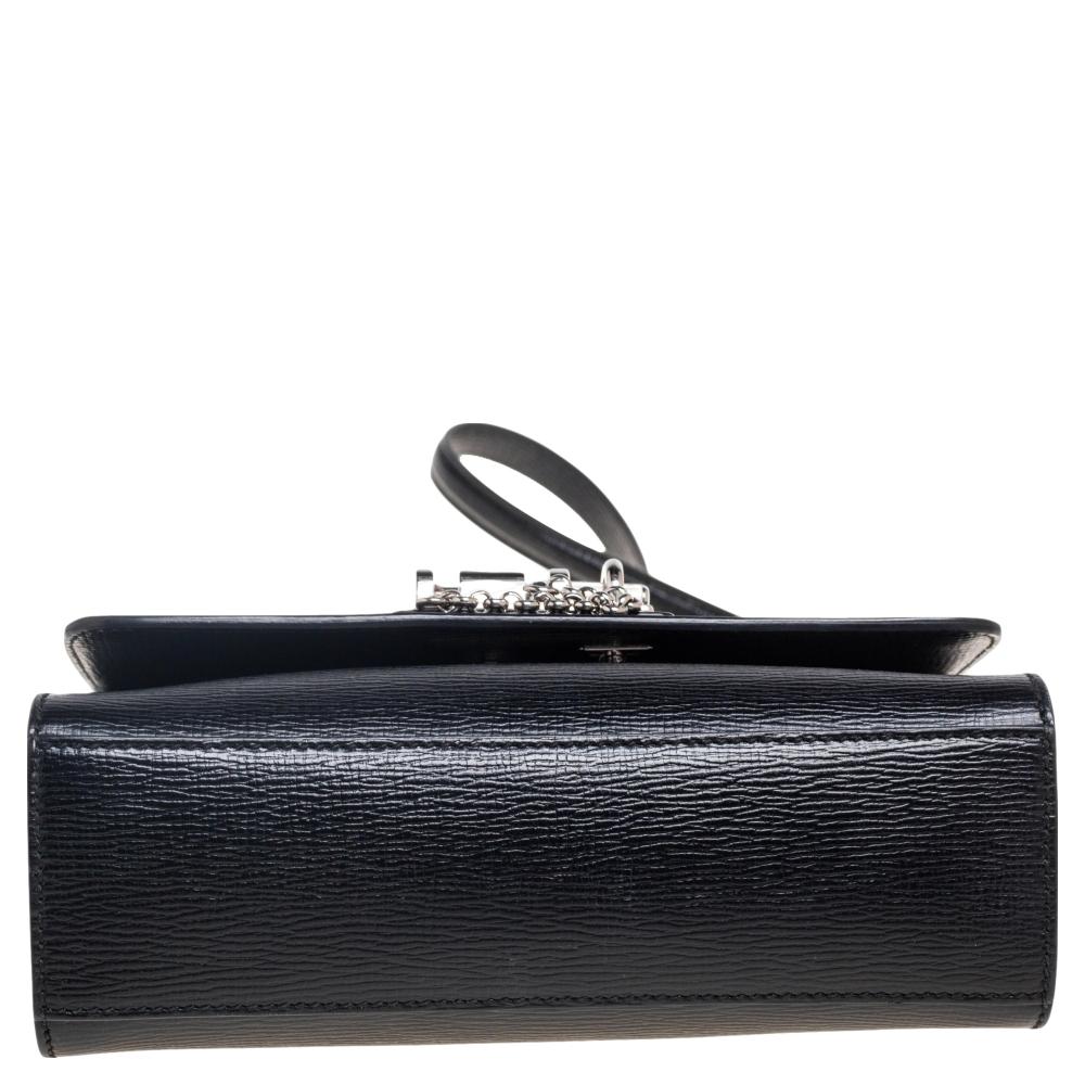 Dolce & Gabbana Black Leather Miss Monica Shoulder Bag 6