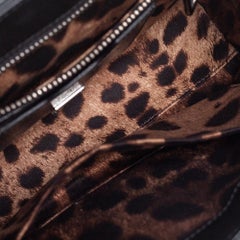 Dolce & Gabbana Black Leather Miss Monica Shoulder Bag