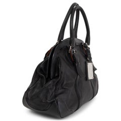 DOLCE & GABBANA black leather MISS ROMANTIQUE Shoulder Bag