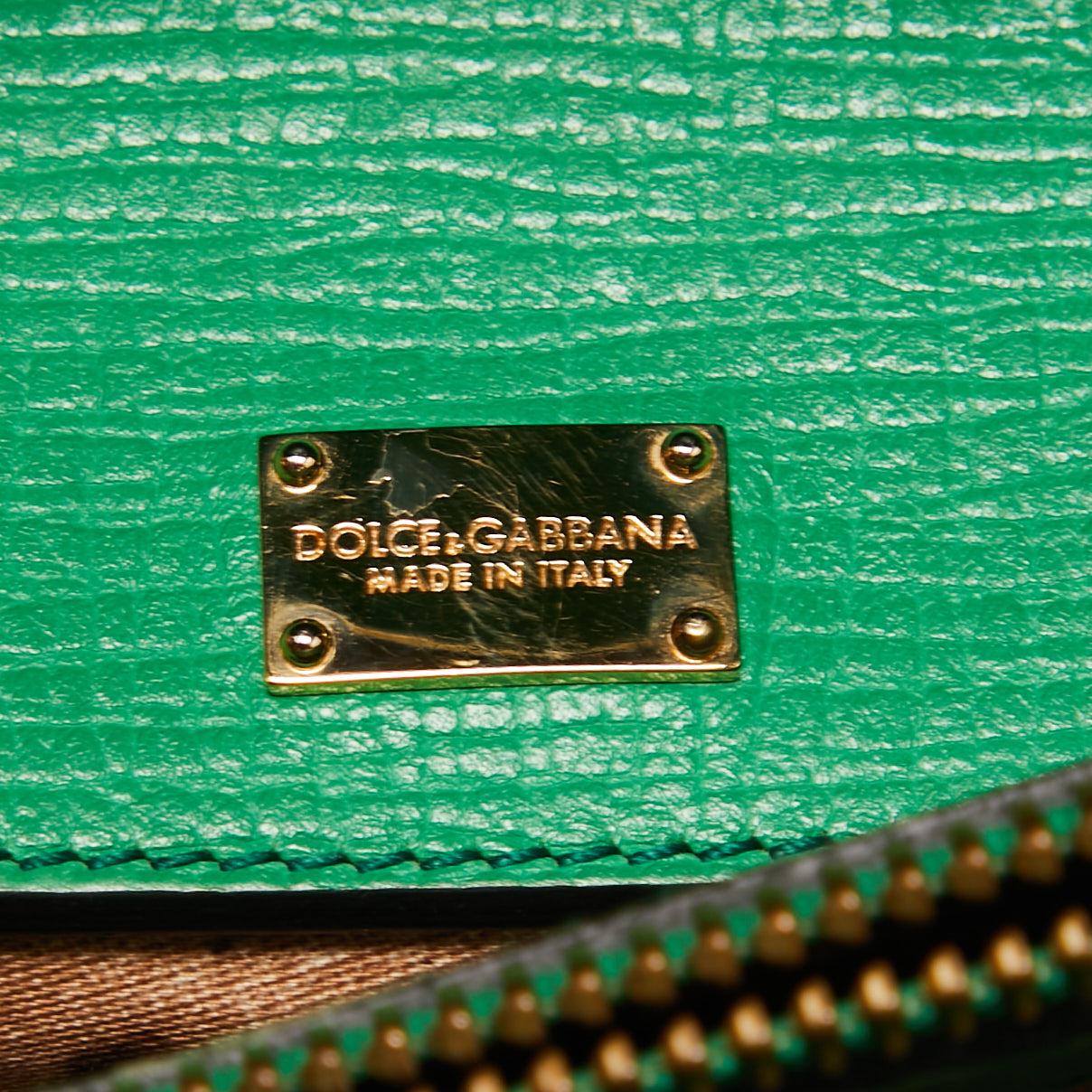Dolce & Gabbana Black Leather Multi Compartment Tote 7