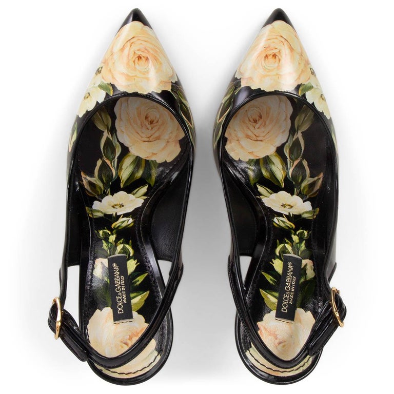 dolce and gabbana rose shoes