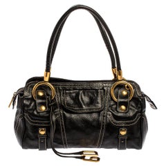 Dolce & Gabbana Black Leather Satchel