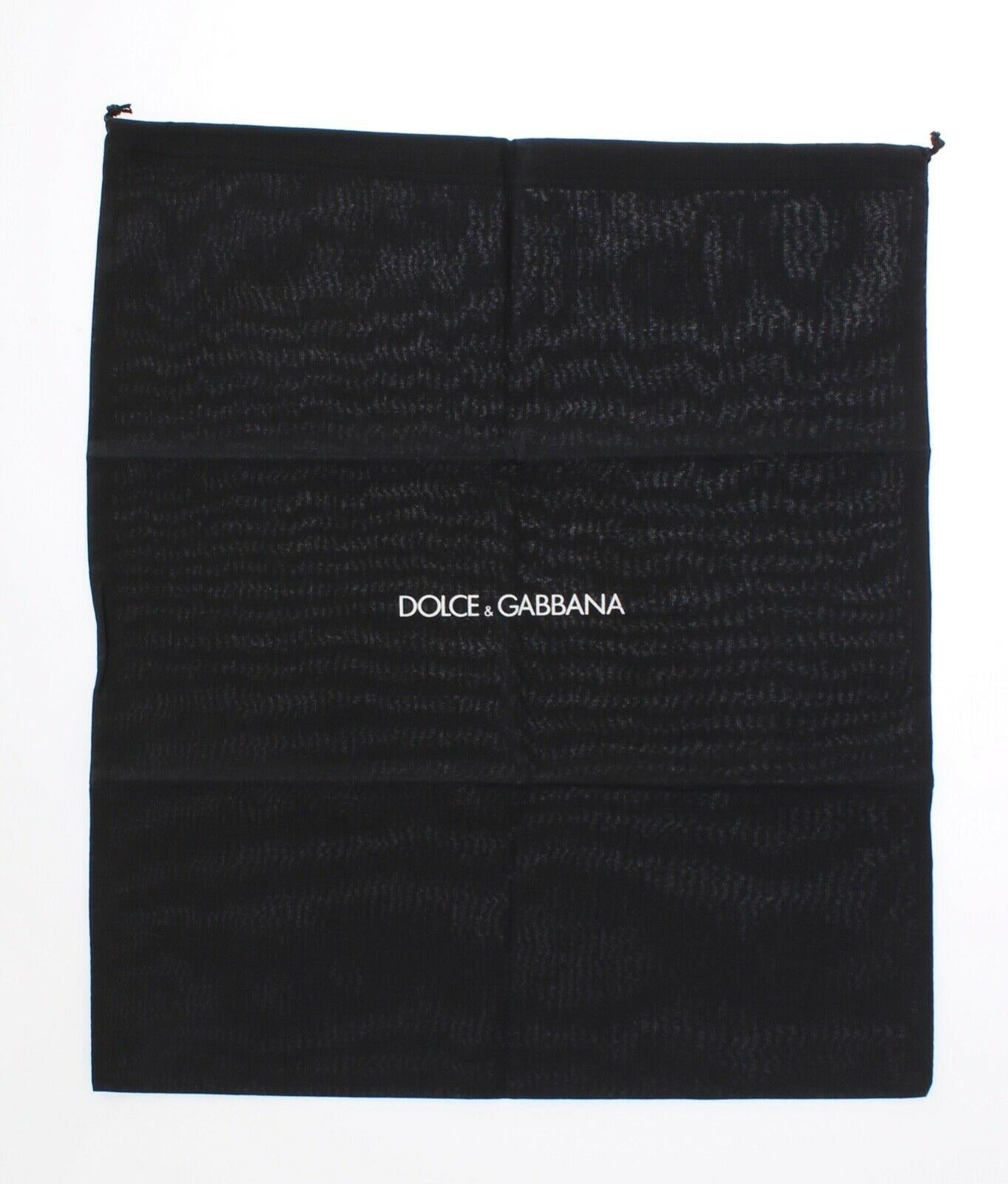 Dolce & Gabbana Black Leather Shopping Tote Bag Handbag Top Handle Bag 4