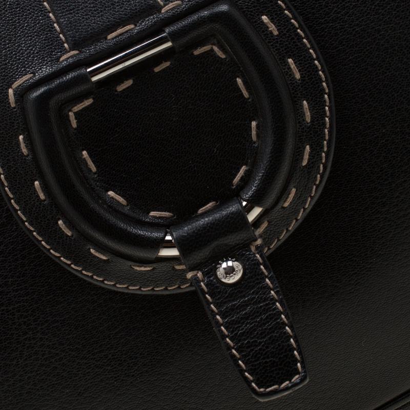 Dolce & Gabbana Black Leather Shoulder Bag For Sale 8