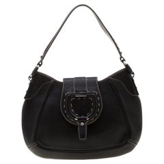 Dolce & Gabbana Borsa a tracolla in pelle nera