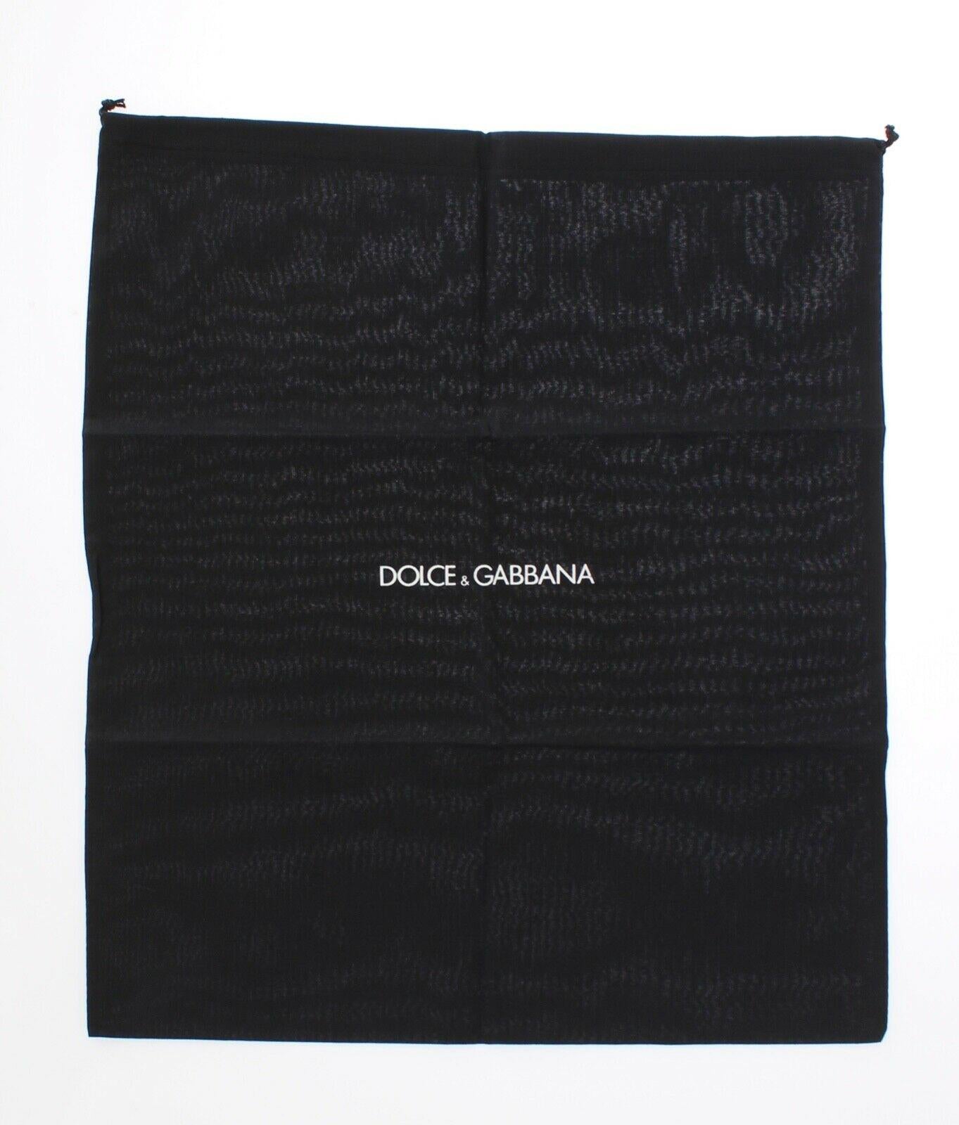 Dolce & Gabbana Black Leather Sicily Angel Fashion Sinner Handbag Shoulder Bag 4