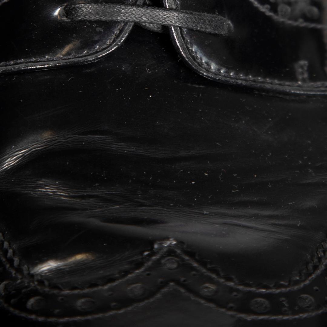 Dolce & Gabbana Brogues en cuir noir clouté Taille IT 40 Pour femmes en vente