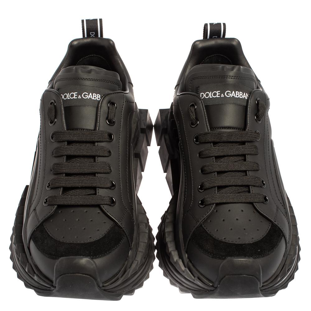 dolce gabbana all black shoes