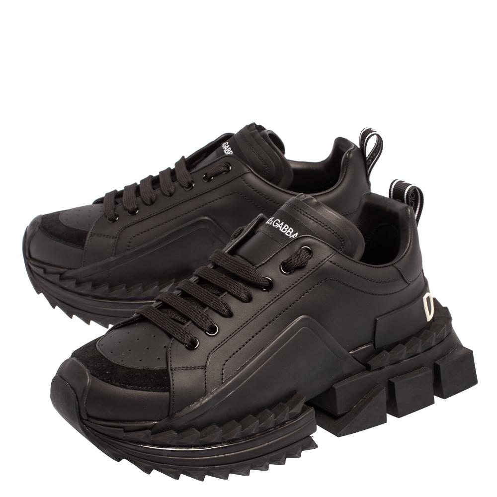 dolce and gabbana black sneakers