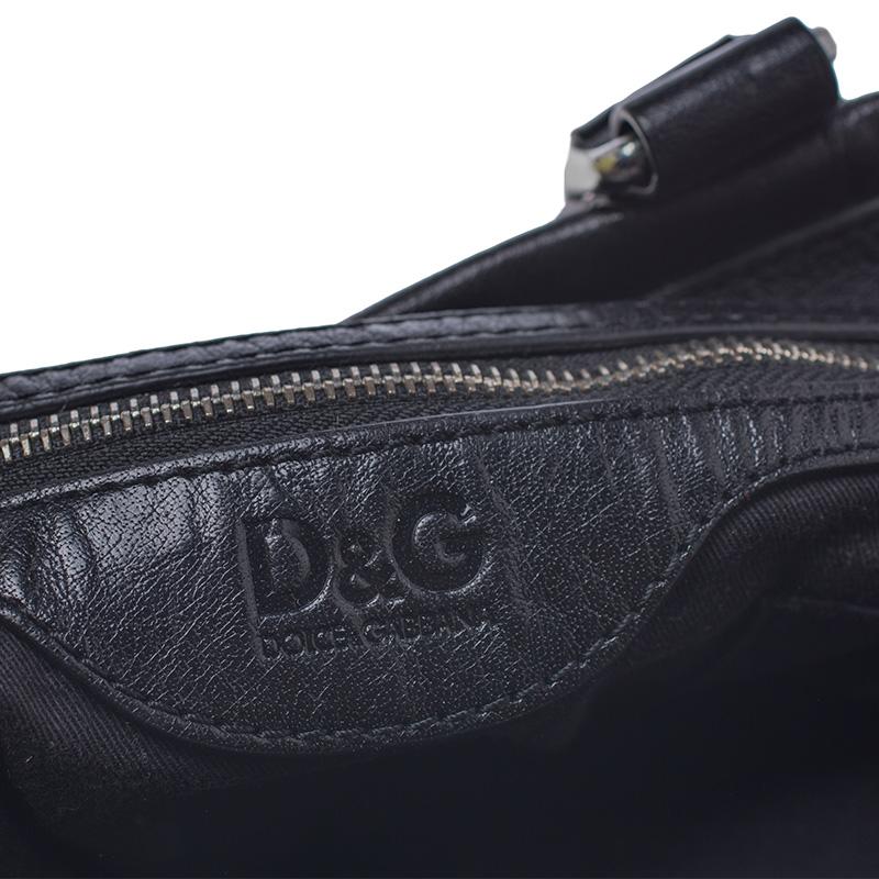 Dolce & Gabbana Black Leather Tote 2