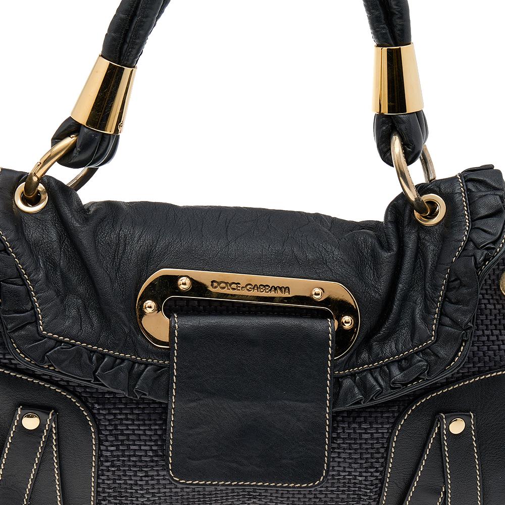 Dolce & Gabbana Black Leather XX Anniversary Bag 2