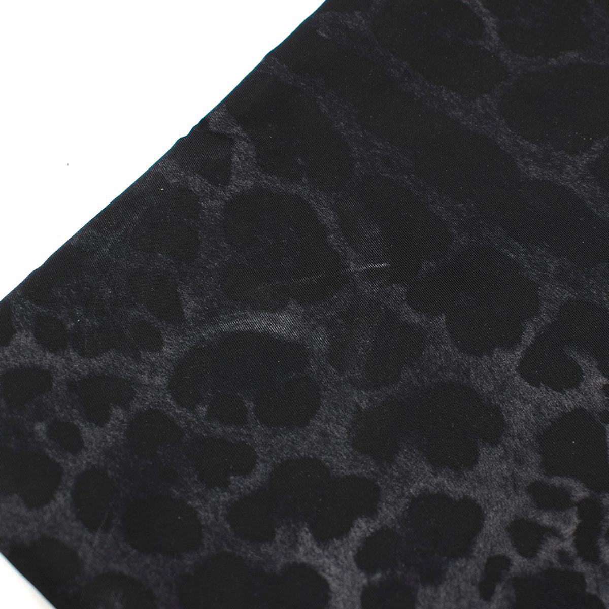 Dolce & Gabbana Black Leopard Print Pouch One size 1