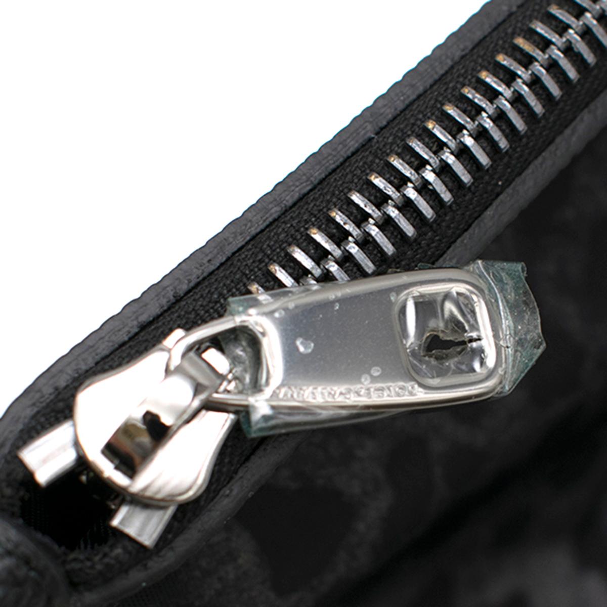 Dolce & Gabbana Black Leopard Print Pouch One size 4