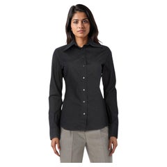 Dolce 
Gabbana Black Long Sleeve Buttoned Shirt Size M