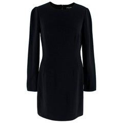 Dolce & Gabbana Black long sleeve classic mini dress XS 40