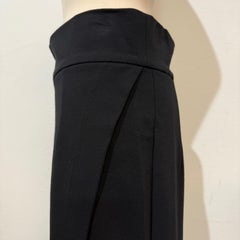 Dolce & Gabbana Black Longuette Skirt FR 40 / IT 44