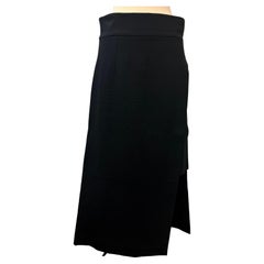 Dolce & Gabbana Gonna Longuette Nera FR 40 / IT 44
