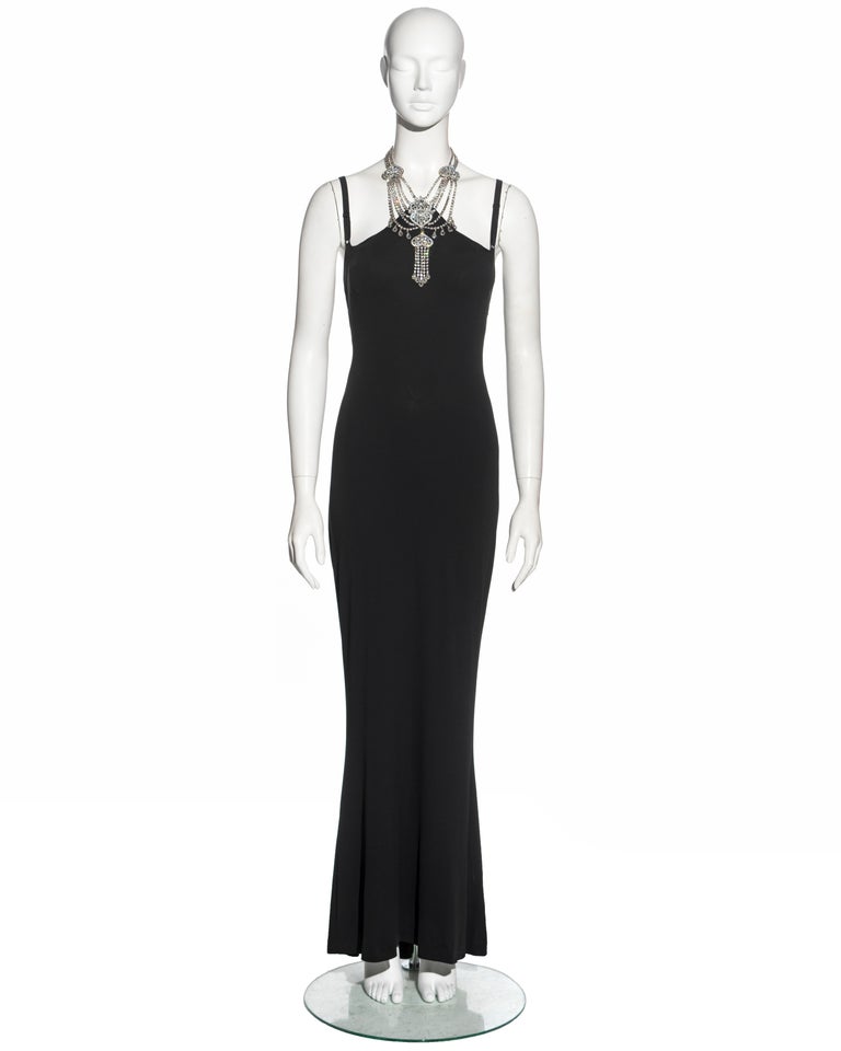 chinese dress ladies Kylie Black High-Neck Maxi Dress With Chiffon Skirt  Club L London