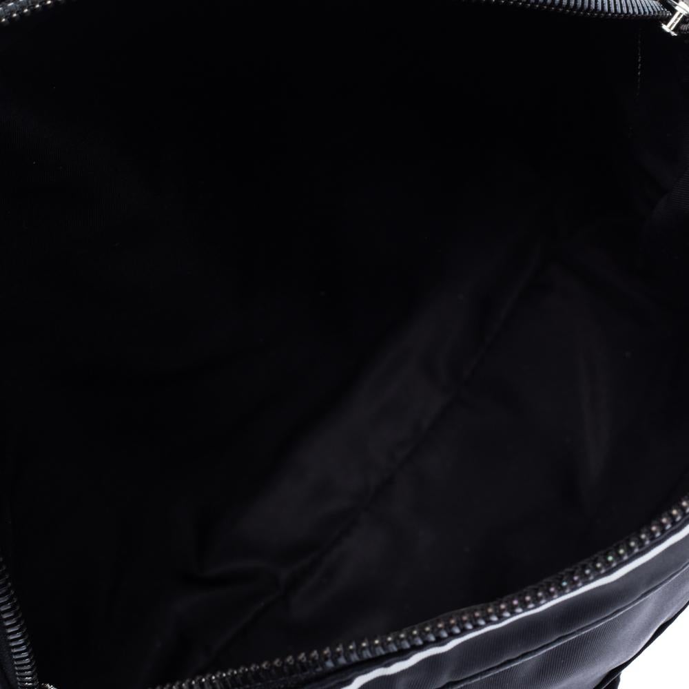 Dolce & Gabbana Black Nylon and Leather Messenger Bag 1