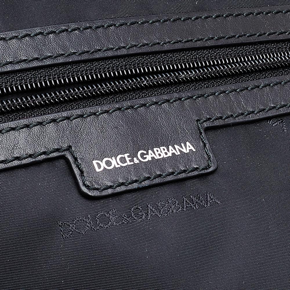Dolce & Gabbana Black Nylon Trolley Luggage 2