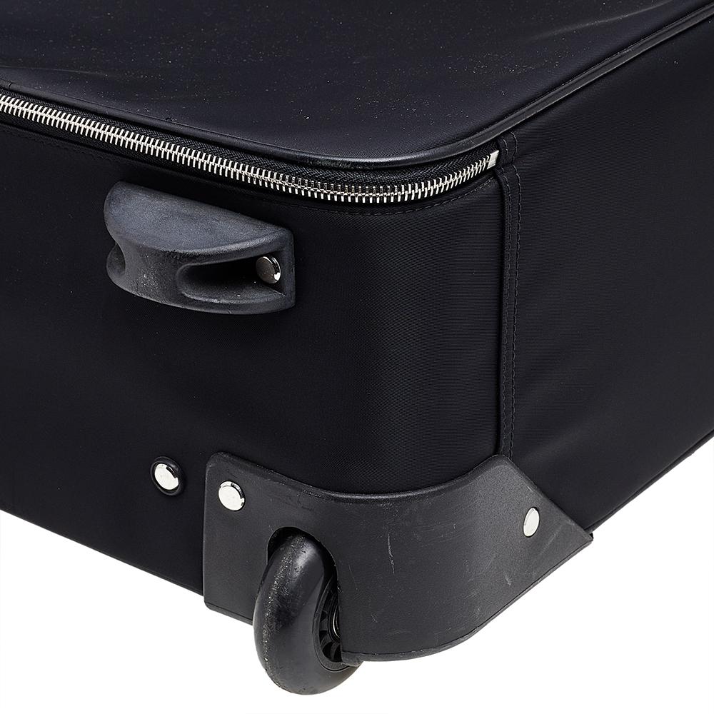 Dolce & Gabbana Black Nylon Trolley Luggage 4