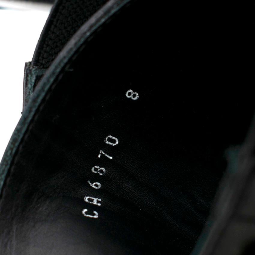 Dolce & Gabbana Black Patent-Leather Boots For Sale 2