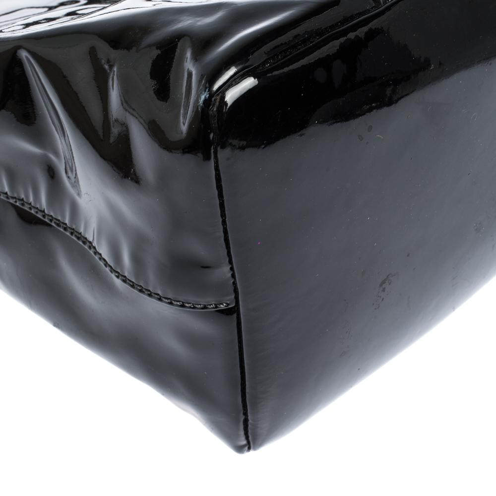 Dolce & Gabbana Schwarzes Lackleder Miss Escape Tote 5