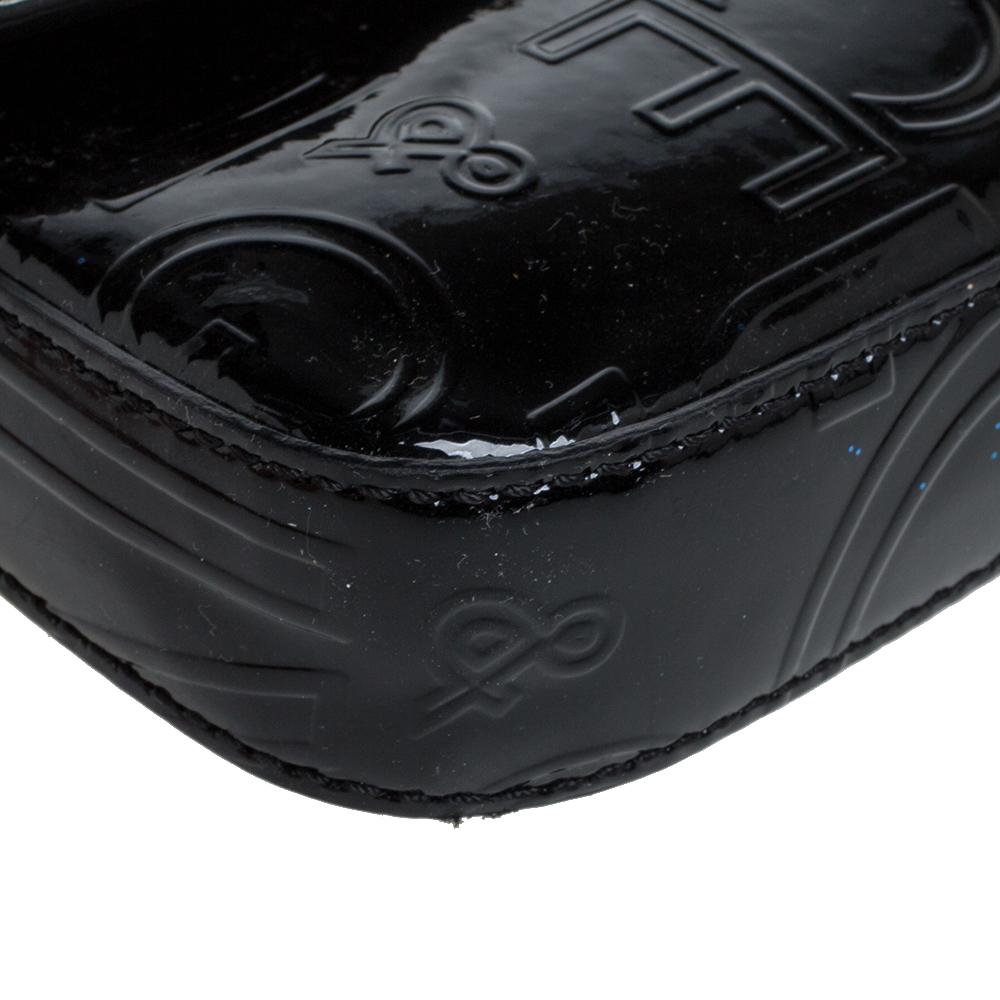 Dolce & Gabbana Black Patent Leather Pochette Bag 6