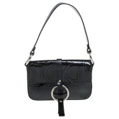 Dolce & Gabbana Black Patent Leather Pochette Bag