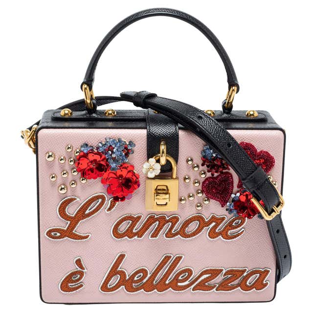 Dolce and Gabbana Beige Crochet Raffia, Large Miss Sicily Top Handle ...