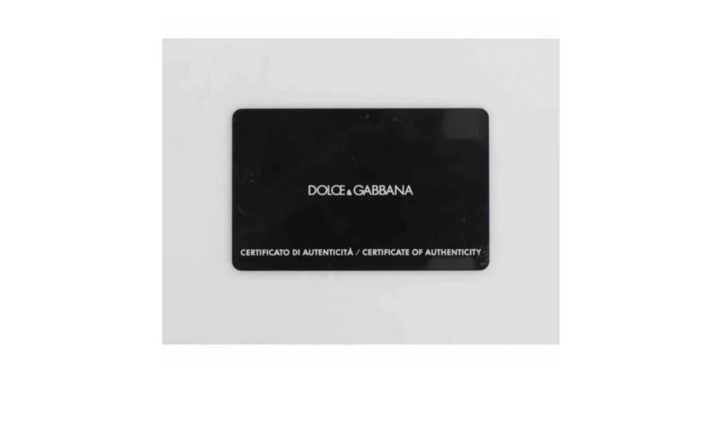 Dolce & Gabbana Black Polka Dots Ladies Backpack Bag Drawstring Closure Travel For Sale 1