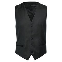 Dolce & Gabbana Gilet in lana a pois nero M.