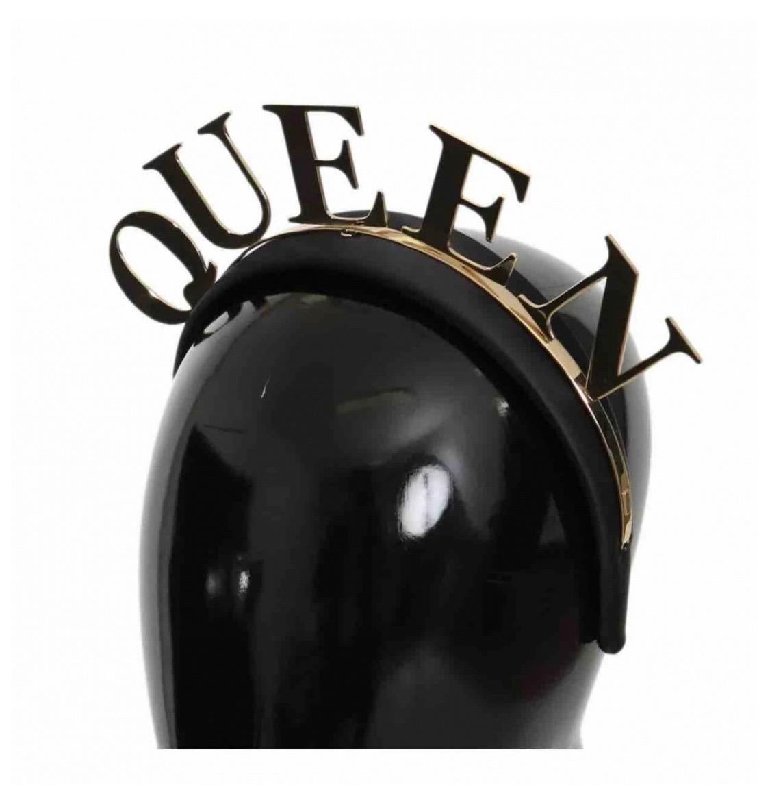 Dolce & Gabbana black #Queen
headband hair accessory tiara
headband

Size: One size

with box!

Please check out my other DG
clothing and accessories!
