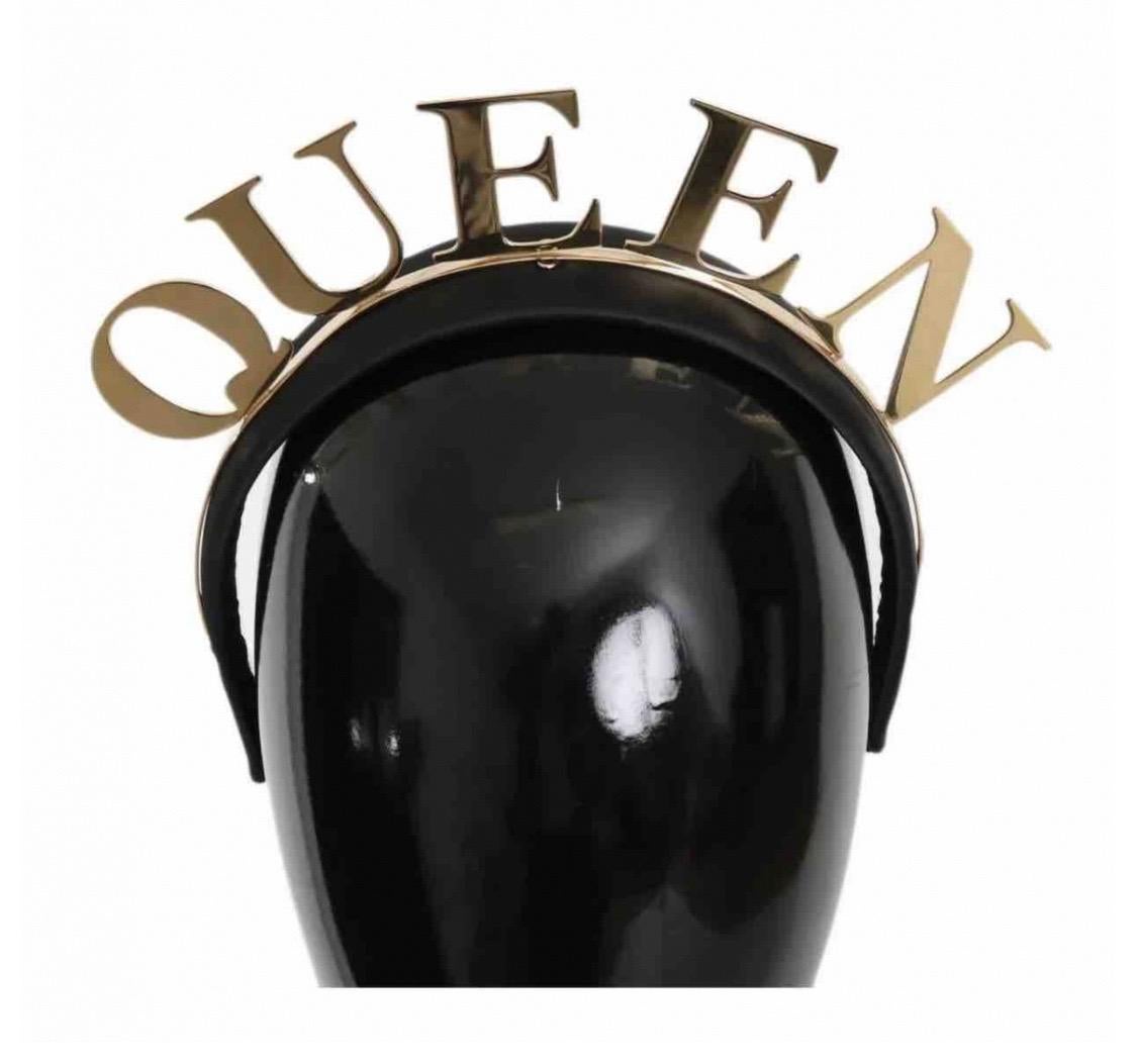 Black Dolce & Gabbana black #Queen
headband hair accessory tiara