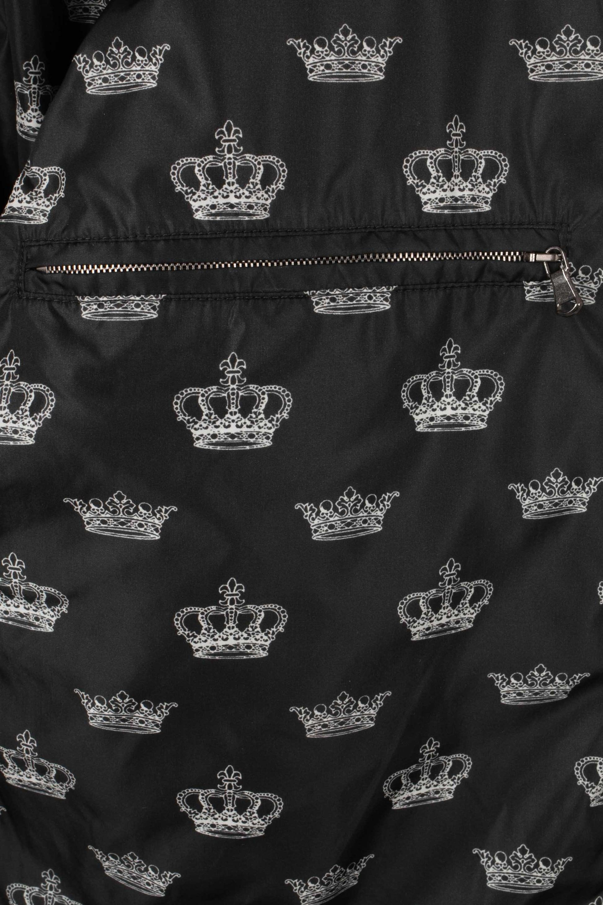 Dolce & Gabbana Black Quilted Bomber Jacket For Sale 4