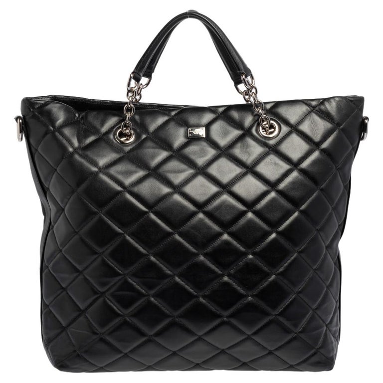 Verwunderlich Schwarze Leder Shopper Bild