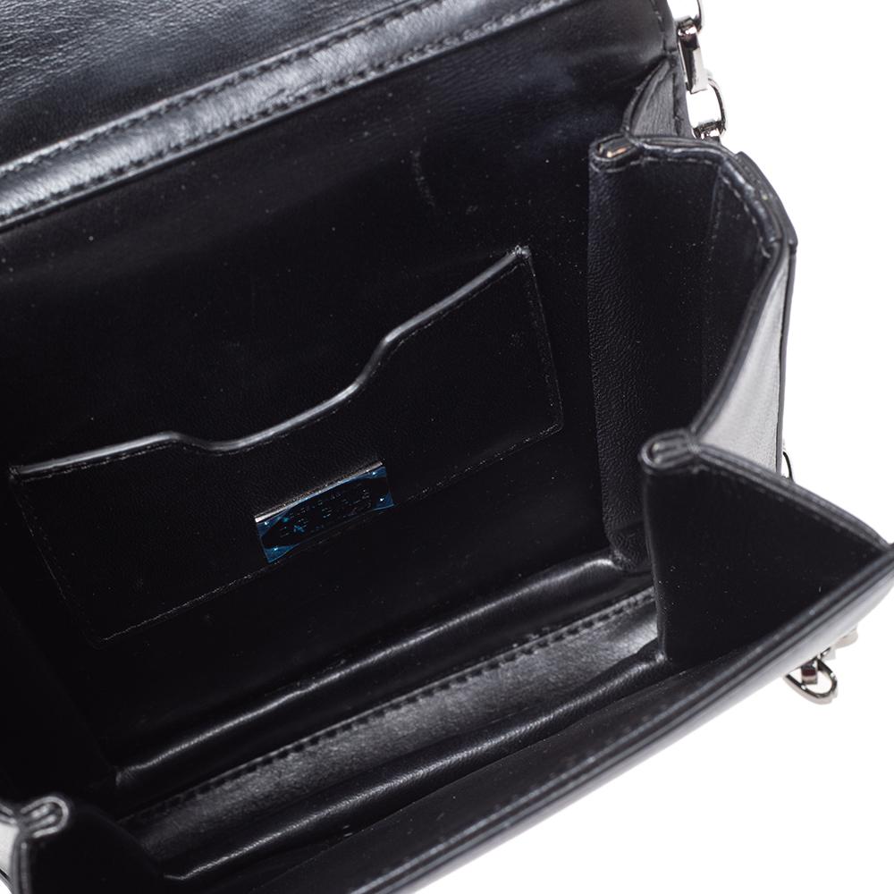 Dolce & Gabbana Black Quilted Leather DG Girls Shoulder Bag 5
