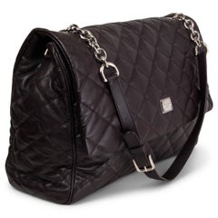DOLCE & GABBANA black quilted leather MISS KATE Flap Shoulder Bag