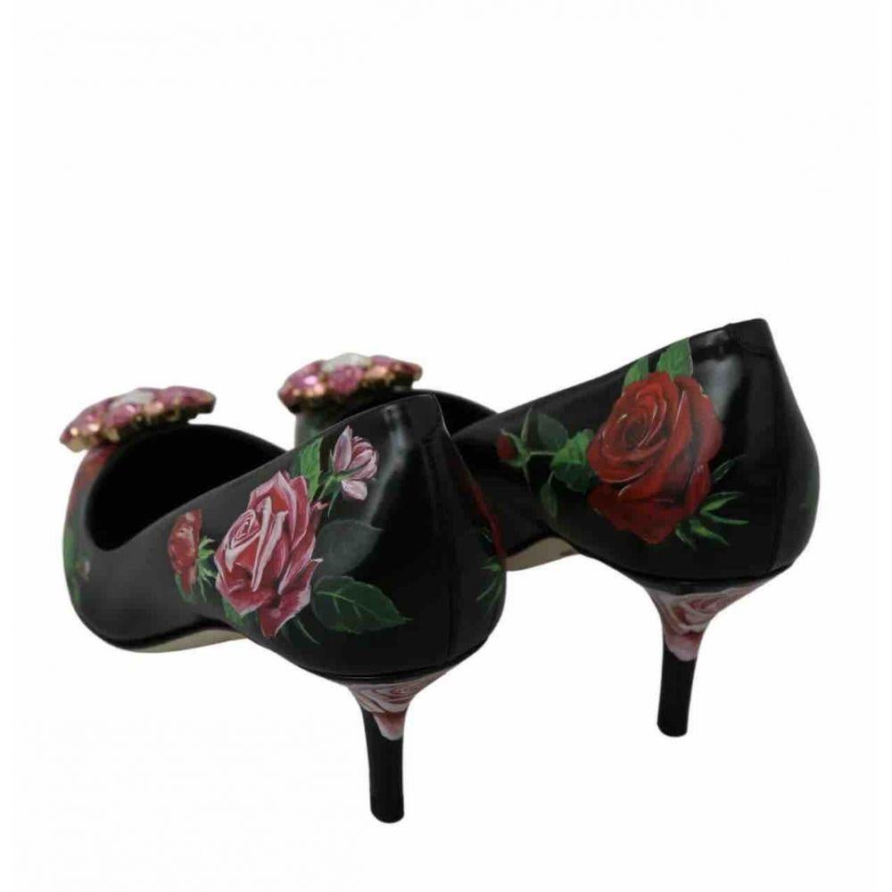 dolce gabbana flower heels