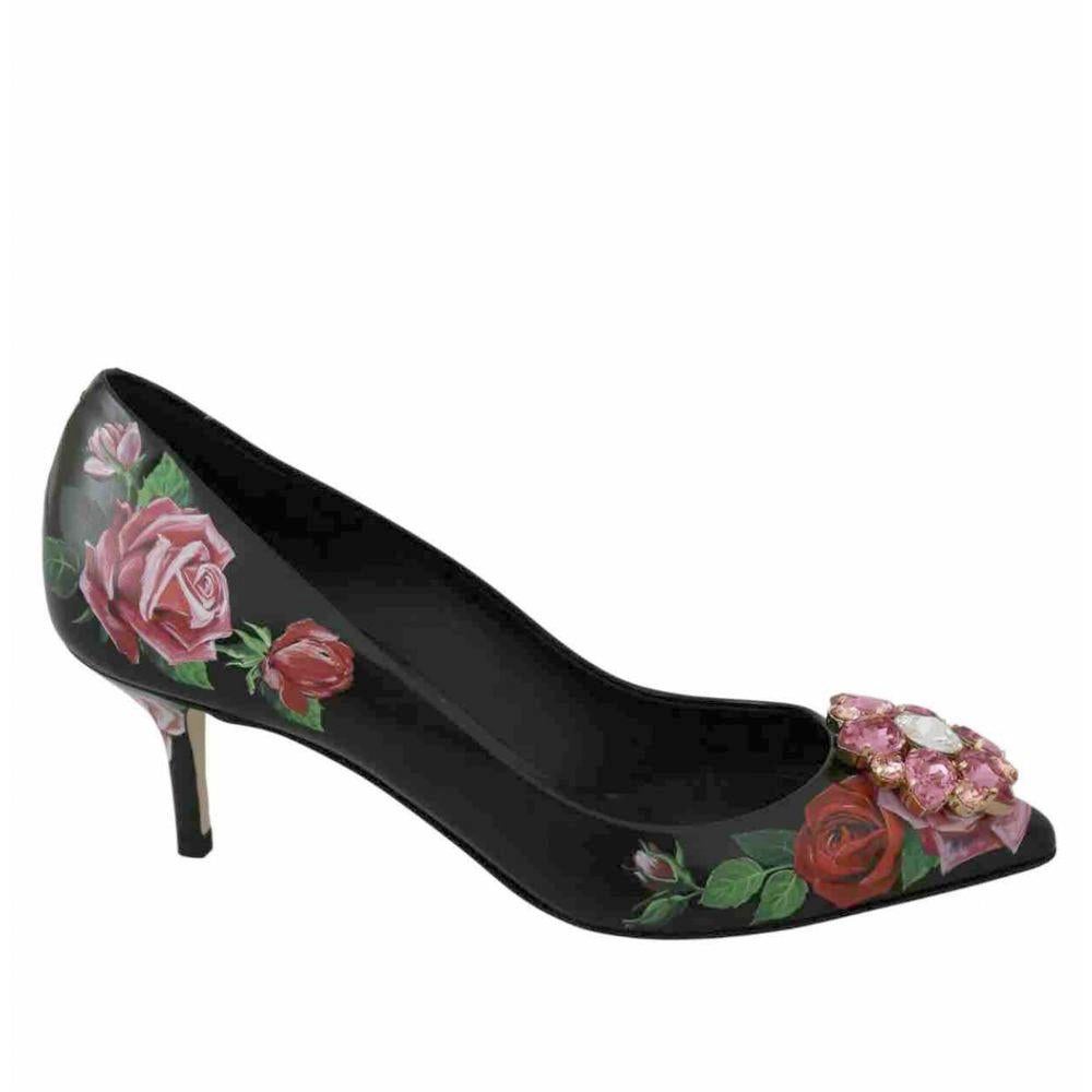 black rose heels